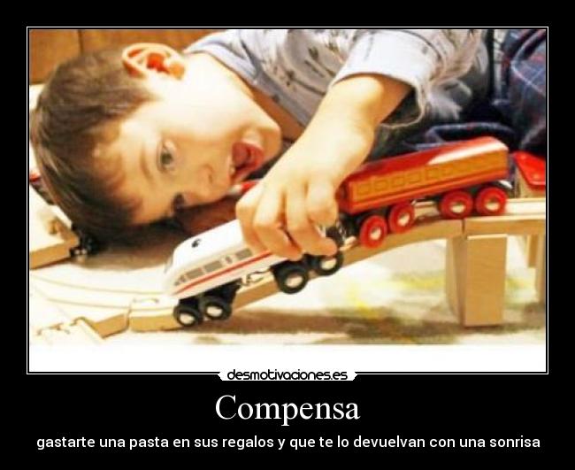 Compensa - gastarte una pasta en sus regalos y que te lo devuelvan con una sonrisa
