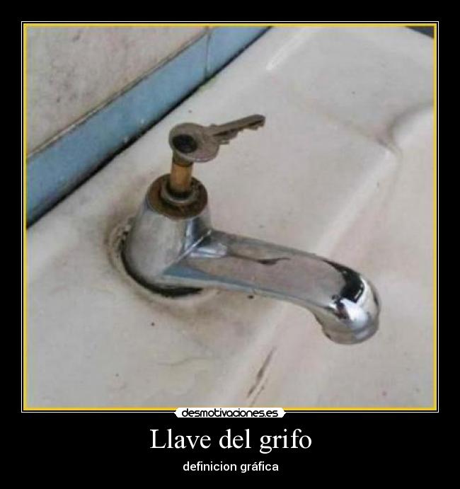 Llave del grifo - definicion gráfica