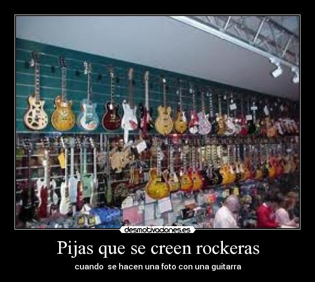 Pijas que se creen rockeras -