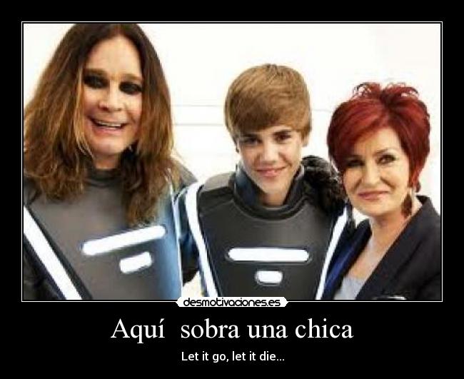 Aquí sobra una chica -