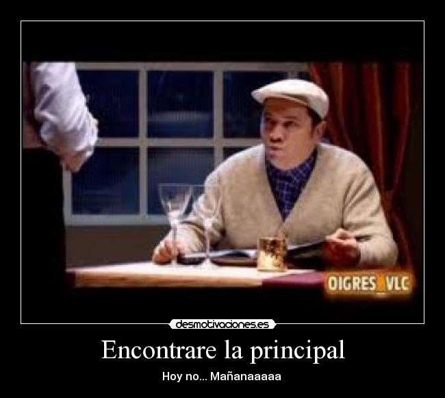 Encontrare la principal -