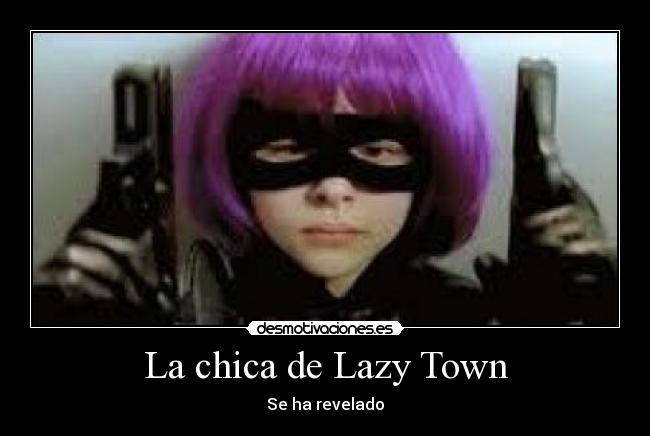 La chica de Lazy Town - Se ha revelado