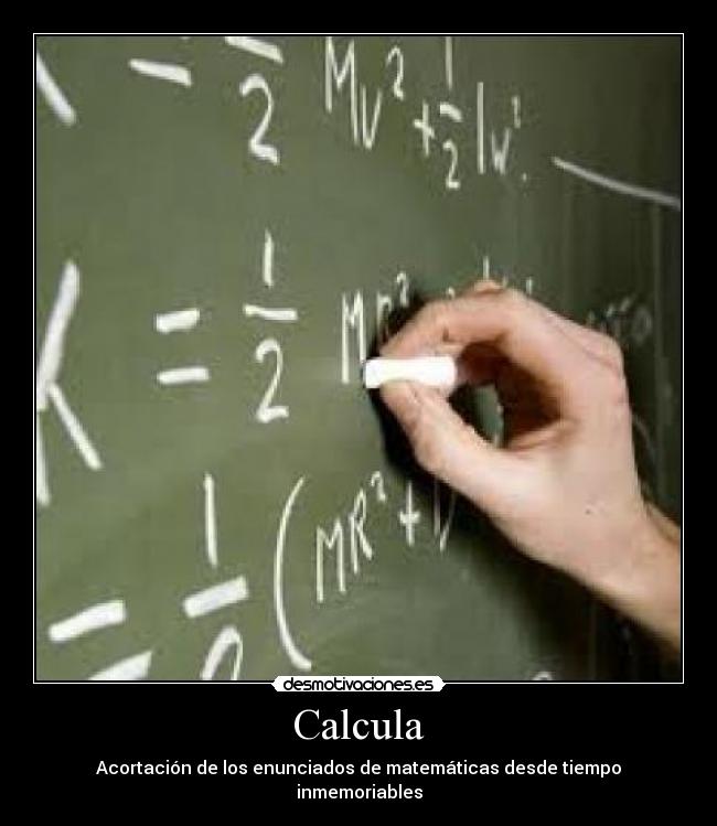 Calcula -
