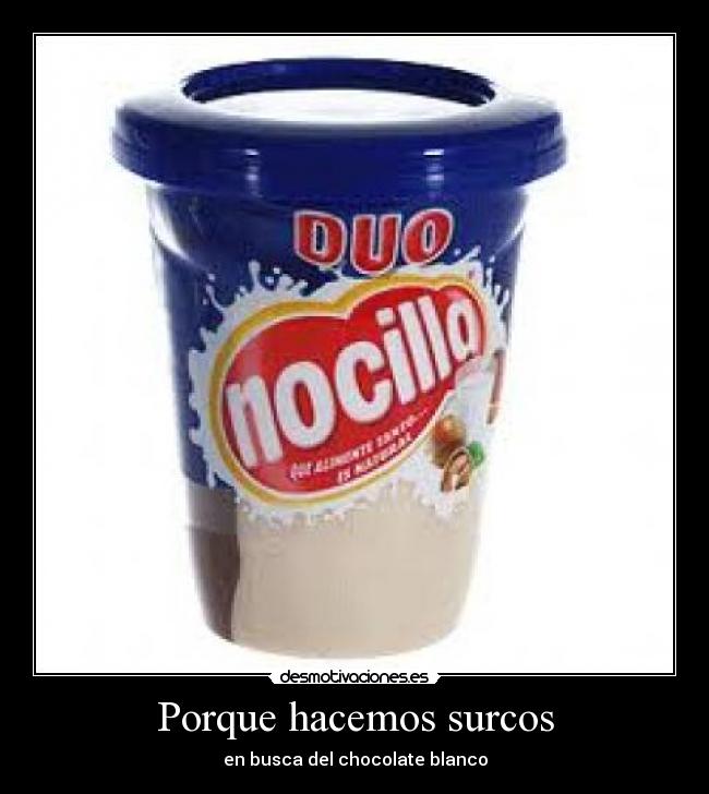 Porque hacemos surcos -