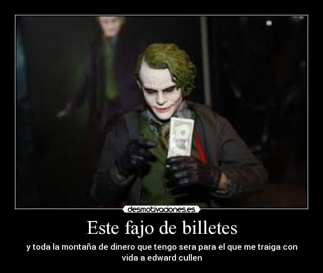 Este fajo de billetes -