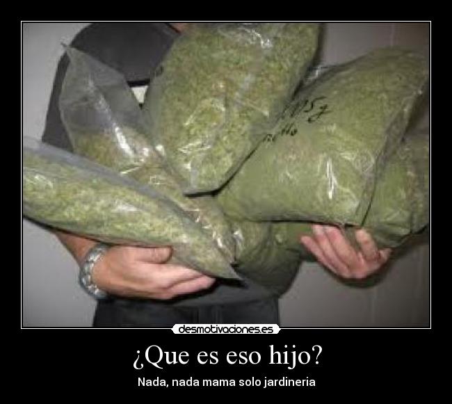 ¿Que es eso hijo? -
