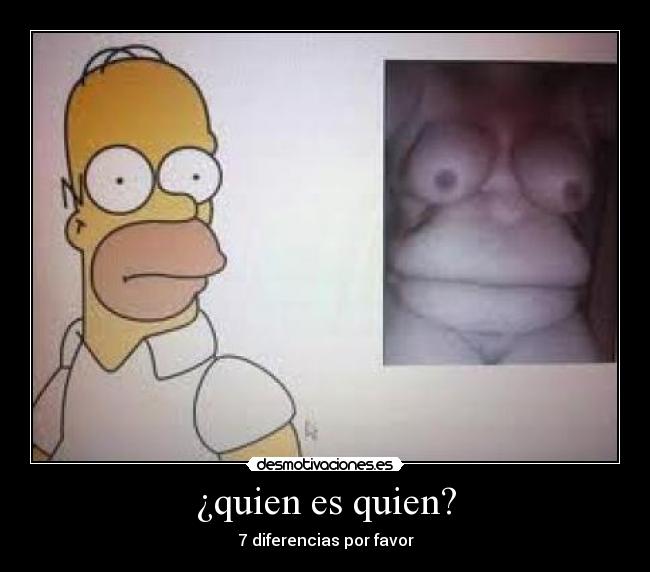 ¿quien es quien? - 7 diferencias por favor