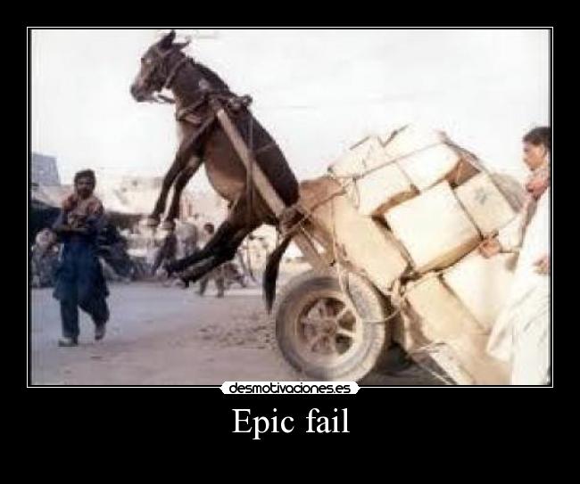Epic fail -
