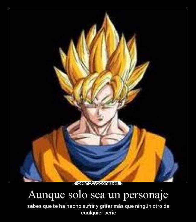 Aunque solo sea un personaje -