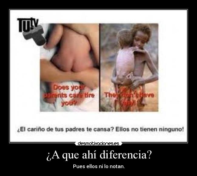¿A que ahí diferencia? - 