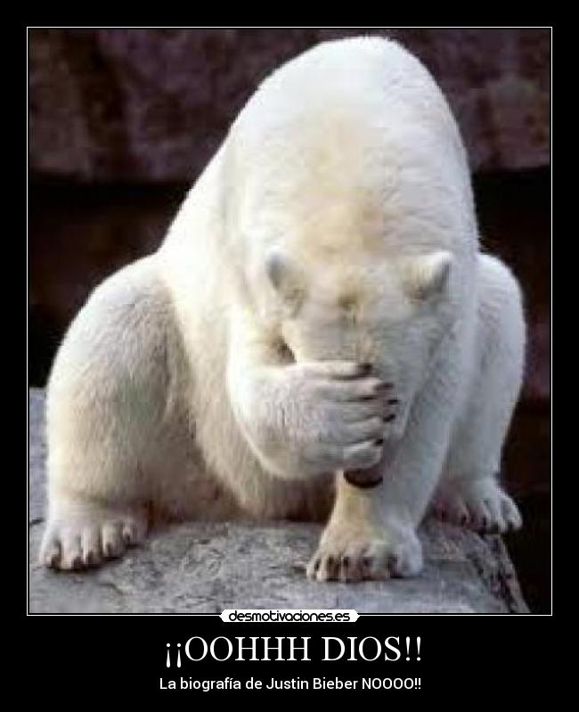 ¡¡OOHHH DIOS!! - La biografía de Justin Bieber NOOOO!!