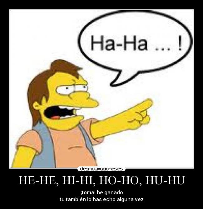 HE-HE, HI-HI, HO-HO, HU-HU - 