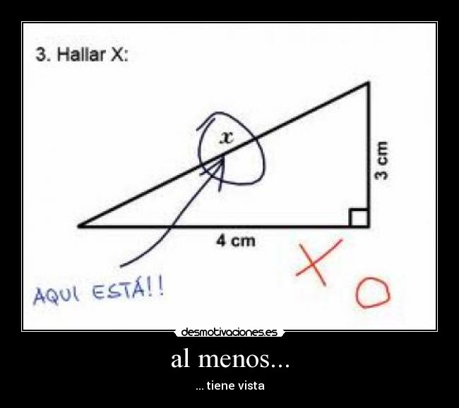 al menos... - 