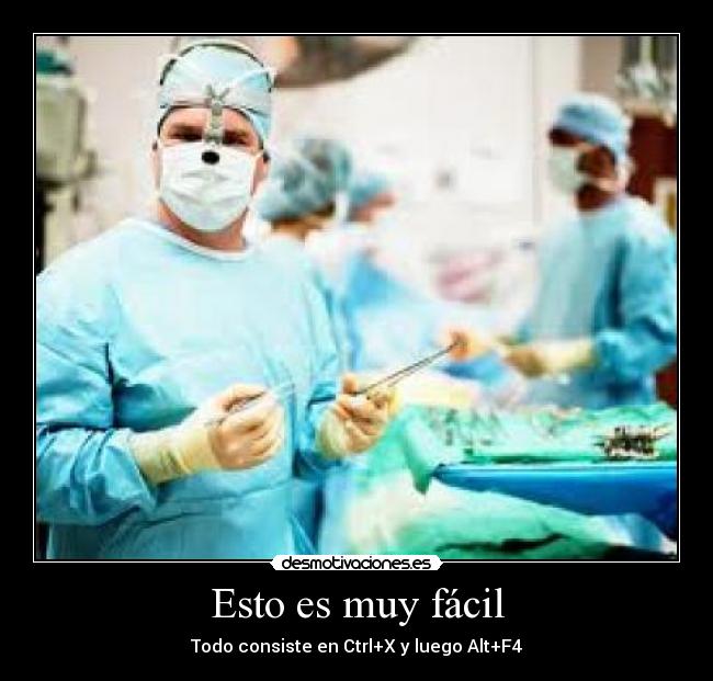 Esto es muy fácil -