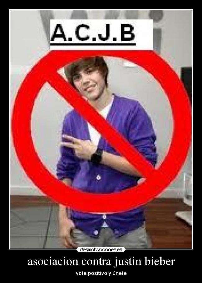 asociacion contra justin bieber -
