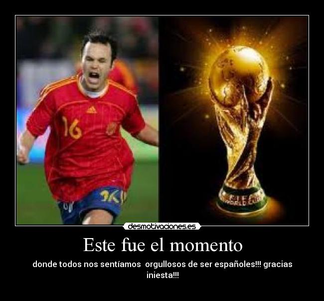 Este fue el momento - 