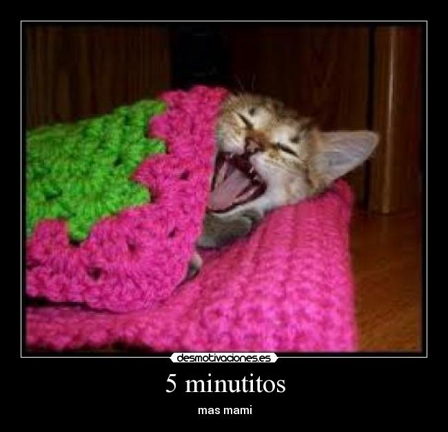 5 minutitos -