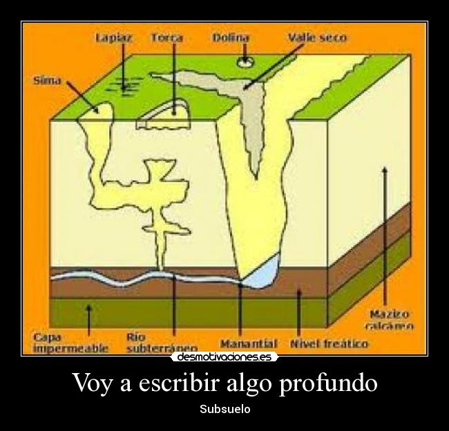 Voy a escribir algo profundo - Subsuelo