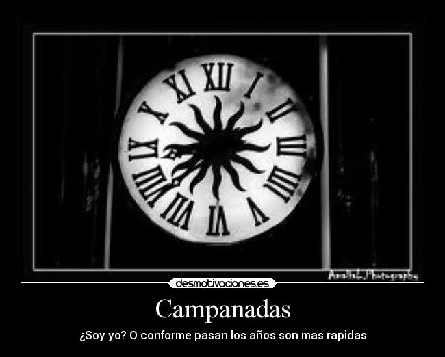 Campanadas - ¿Soy yo? O conforme pasan los años son mas rapidas