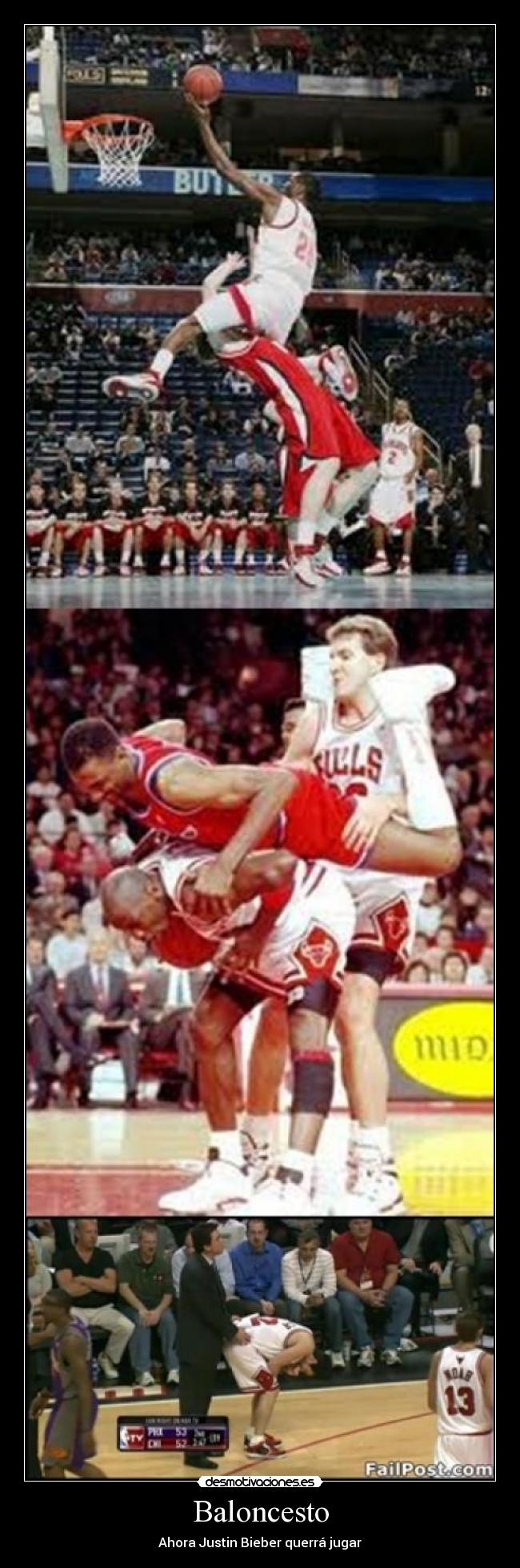 carteles justin bieber bebier jastin basket baloncesto sexo sexi perspectiva desmotivaciones