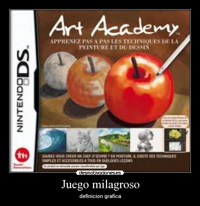 Juego milagroso - definicion grafica