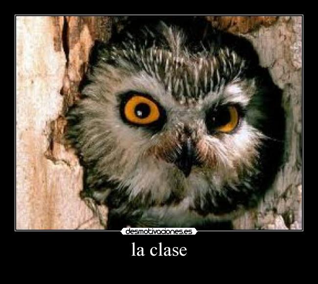 la clase -