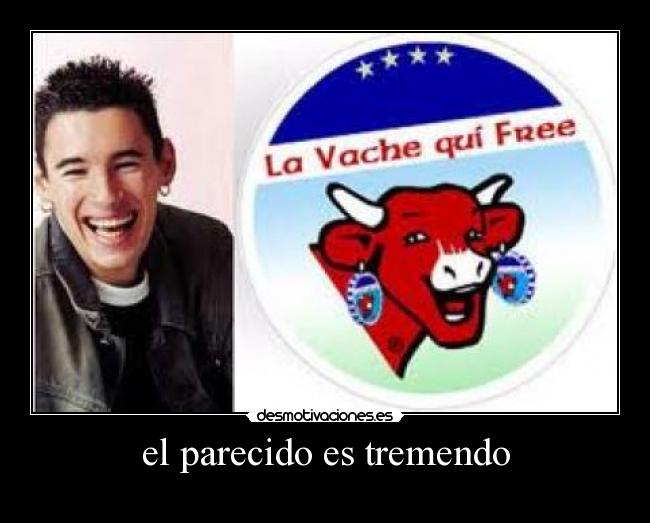 el parecido es tremendo -