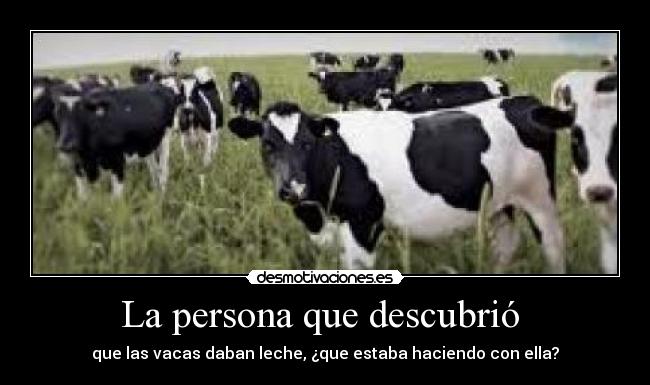 La persona que descubrió  - 