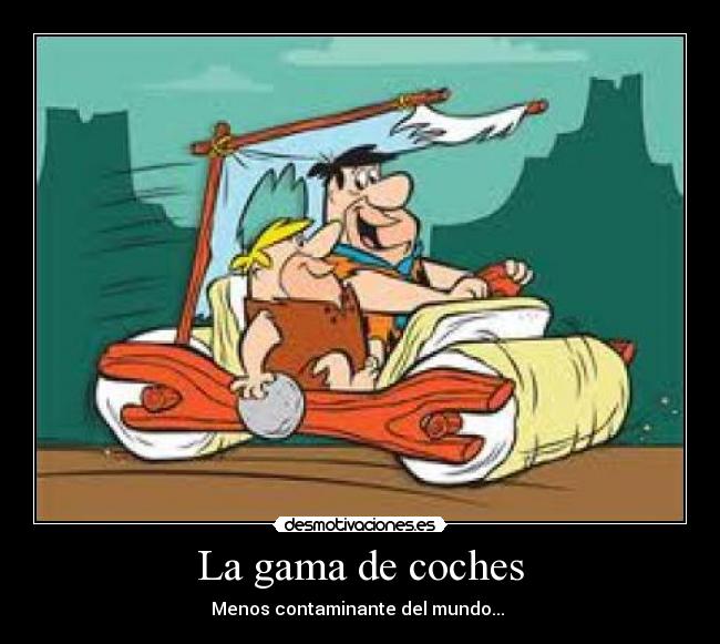 La gama de coches -