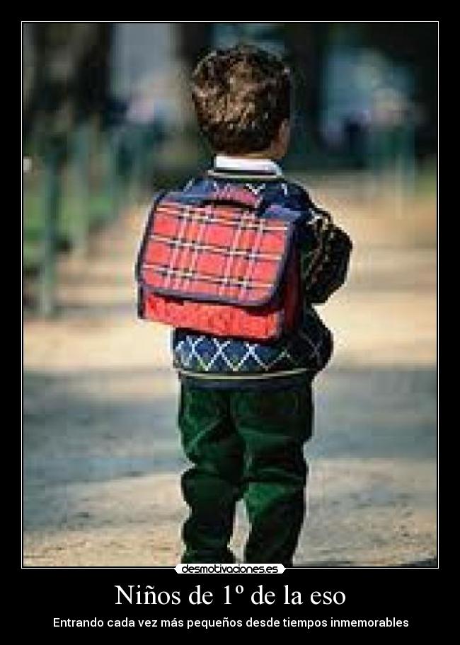 Niños de 1º de la eso - 