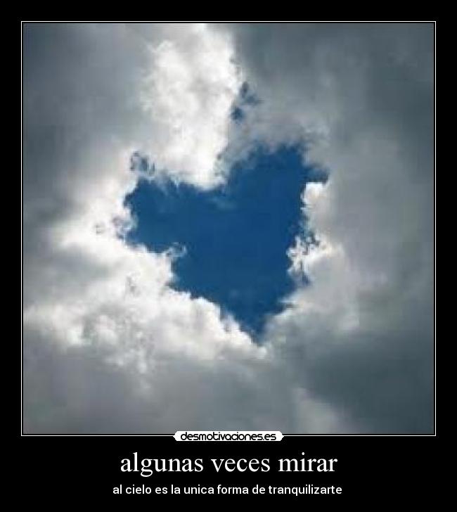 algunas veces mirar - 