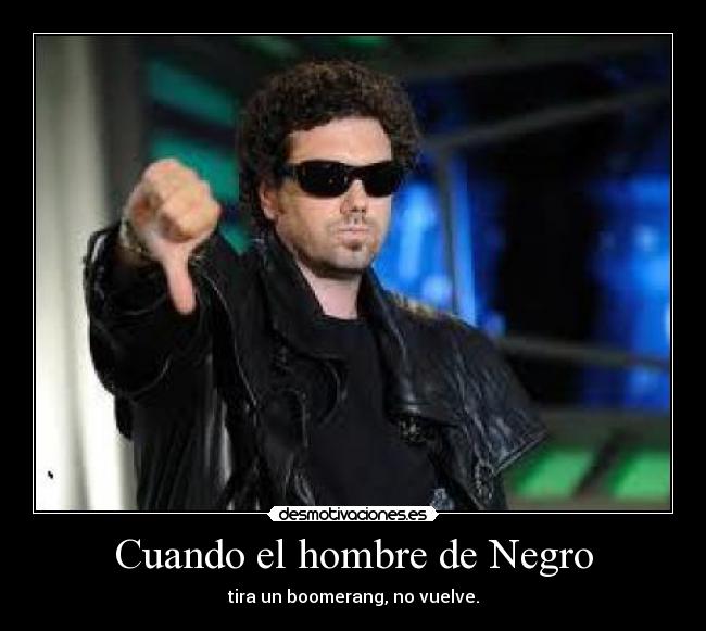 Cuando el hombre de Negro -