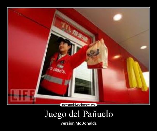 Juego del Pañuelo - versión McDonalds