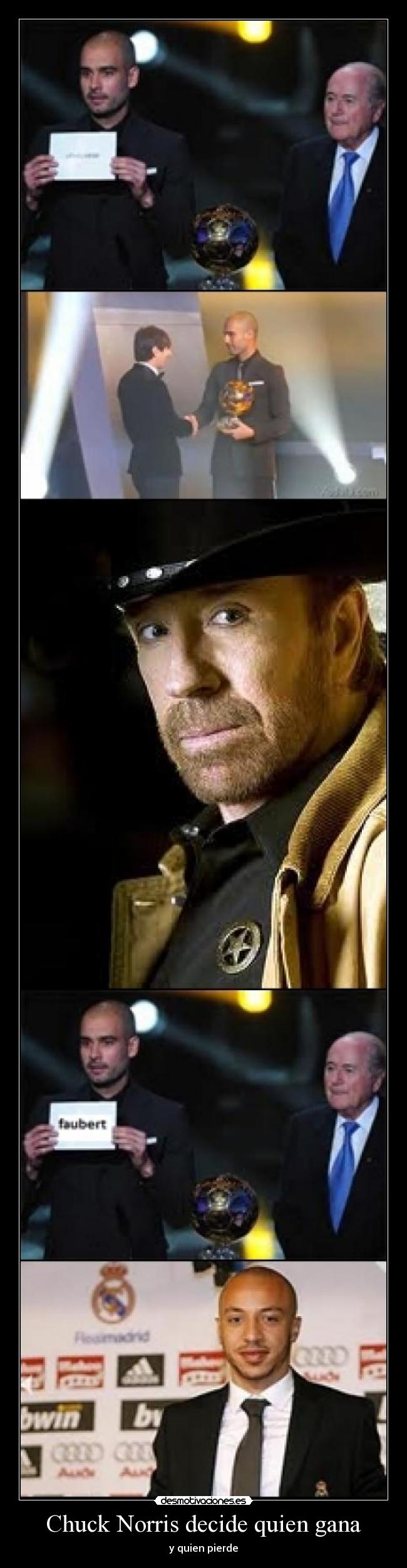Chuck Norris decide quien gana -
