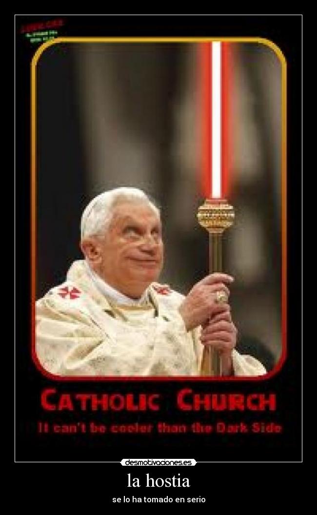la hostia - se lo ha tomado en serio