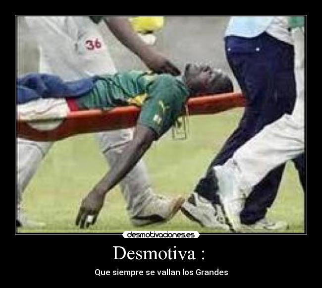 Desmotiva : -