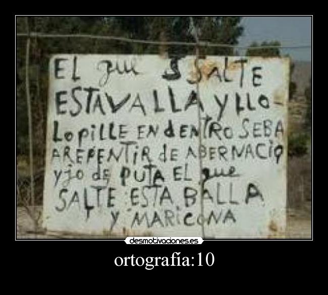 ortografía:10 -