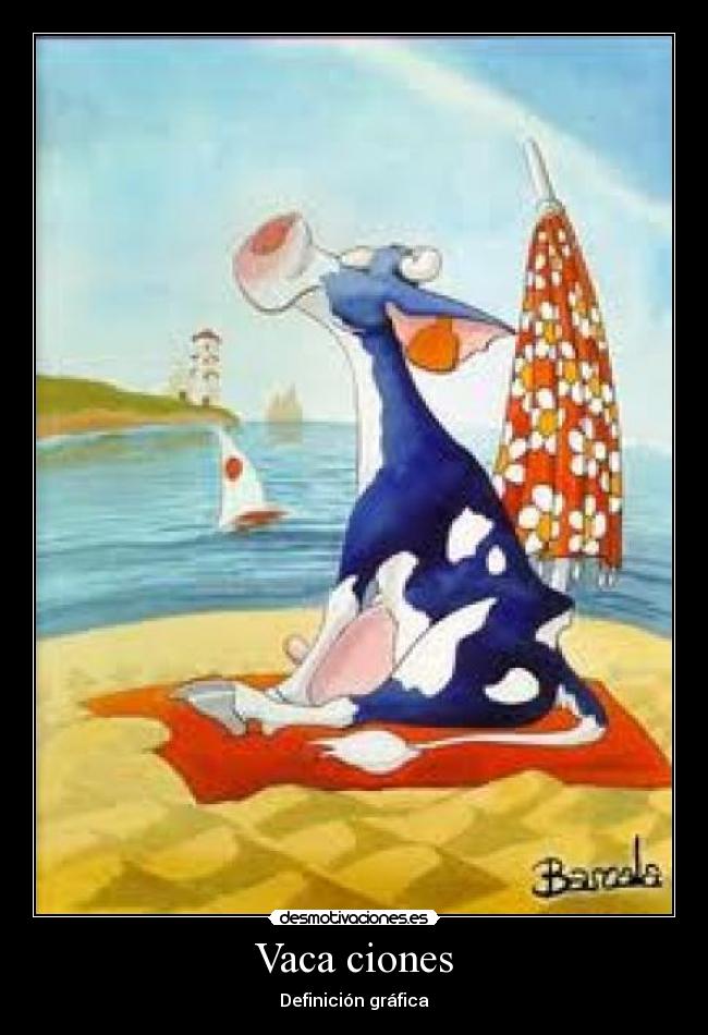 Vaca ciones - Definición gráfica