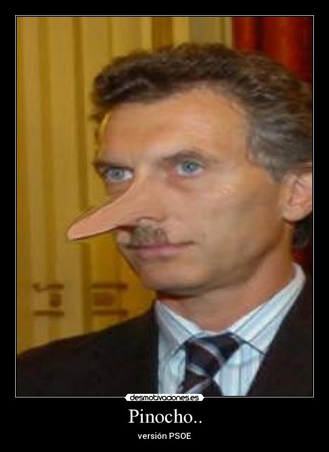 Pinocho.. - versión PSOE