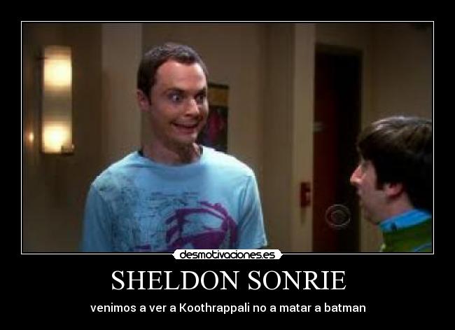 SHELDON SONRIE - 