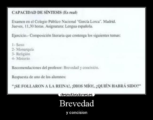 Brevedad -
