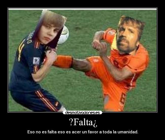 ?Falta¿ - Eso no es falta eso es acer un favor a toda la umanidad.