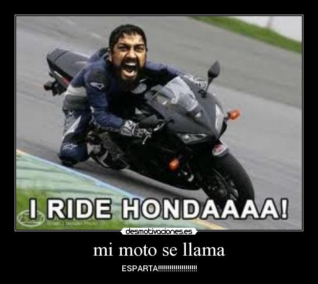 mi moto se llama - 