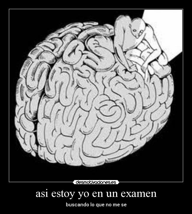 asi estoy yo en un examen -