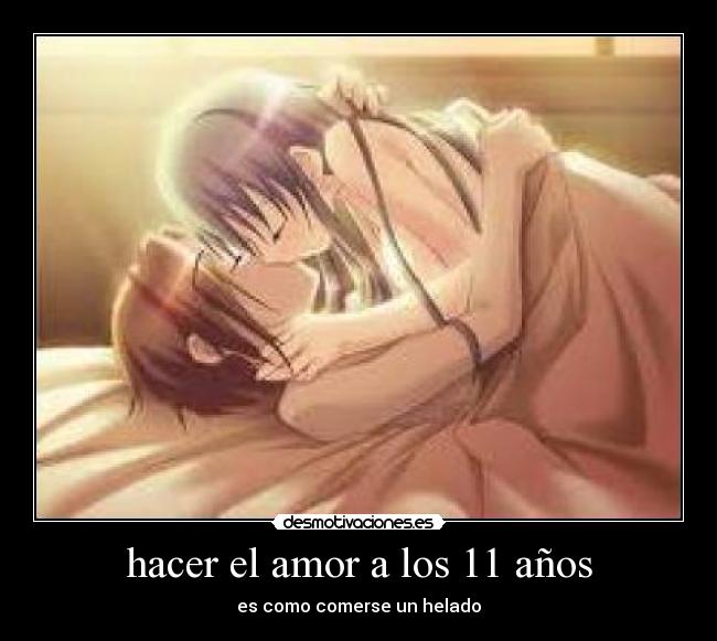 hacer el amor a los 11 años -