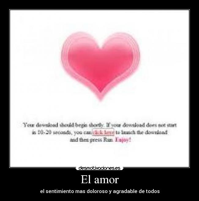 El amor - 