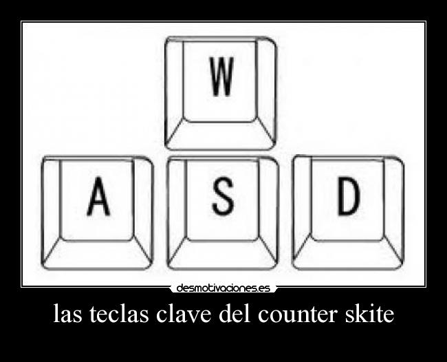 las teclas clave del counter skite - 