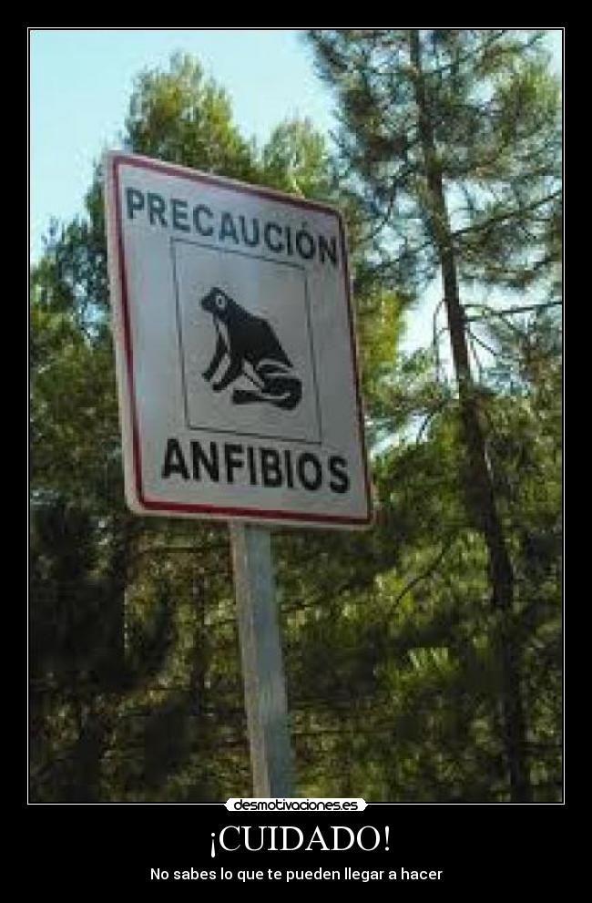 ¡CUIDADO! - No sabes lo que te pueden llegar a hacer