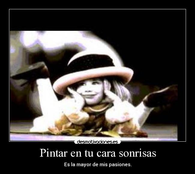 Pintar en tu cara sonrisas - 