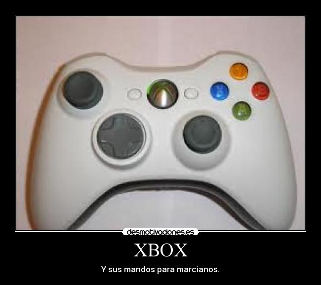 XBOX - Y sus mandos para marcianos.